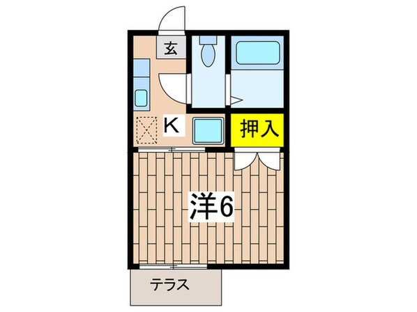 シャンテメゾン上大岡の物件間取画像